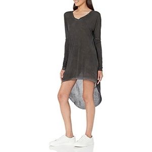 Revolve LAmade Lowel Hi-Low Oil Wash Dress Raven Size Small NWT